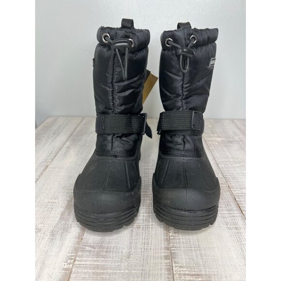Northside Kids Black Insulated Winter Boots With Thermolite Insulation Size 1 - Picture 4 of 8